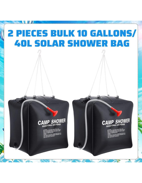 Ducha Solar Portátil Retisee 10 Galones (40L) para Camping Ducha Solar Portátil Retisee 10 Galones (40L) para Camping