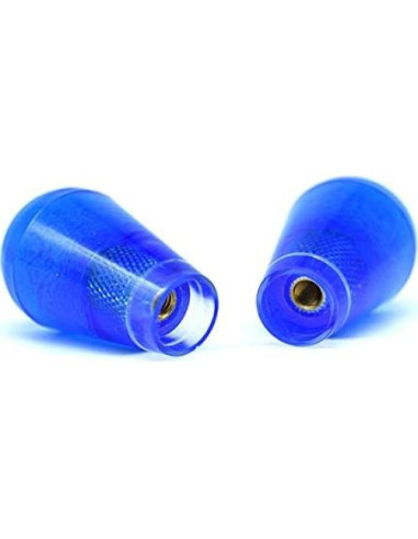 Mangos de Joystick Arcade Arcity 2 Pcs Azul Transparente
