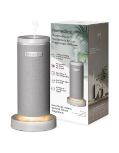 Difusor de Aromaterapia Homedics SereneScent Mini Gris