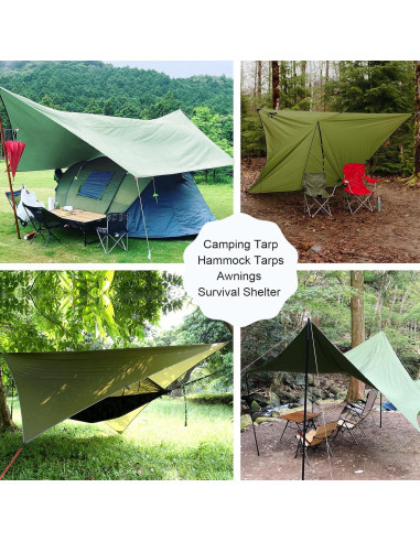 Toldo de Camping AYAMAYA Grande 3.05x4.57m Impermeable