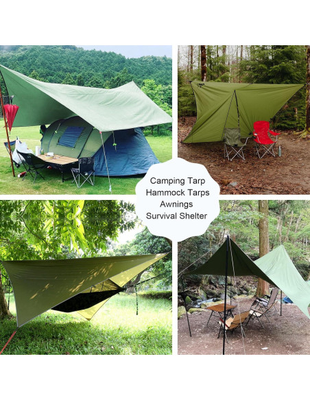 Toldo de Camping AYAMAYA Grande 3.05x4.57m Impermeable Toldo de Camping AYAMAYA Grande 3.05x4.57m Impermeable