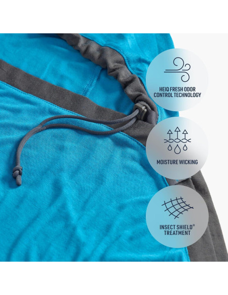 Saco de dormir Sea to Summit Breeze - Insect Shield, 1 plaza Saco de dormir Sea to Summit Breeze - Insect Shield, 1 plaza
