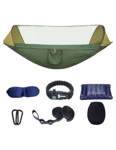 Hamaca de Camping AEE con Red Antimosquitos 289.56x139.7cm