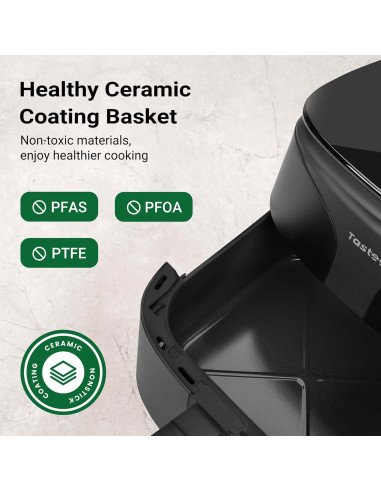 Freidora de Aire Cerámica Tastee 5.5QT Digital 8-en-1
