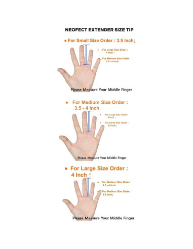 Extensor de Dedos Neofect para Rehabilitación - Izquierdo Medio