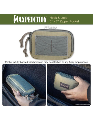 Cartera Maxpedition Spartan Hombre Nylon 17.8x12.7cm Caqui