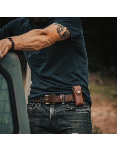 Funda de Cuero American Bench Craft para Leatherman SKELETOOL