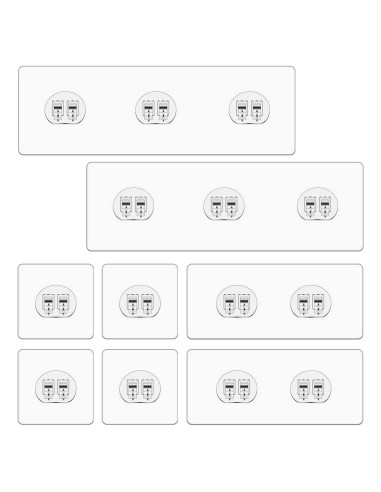 Ganchos Adhesivos para Ducha SUMAJU - Paquete de 8 Piezas