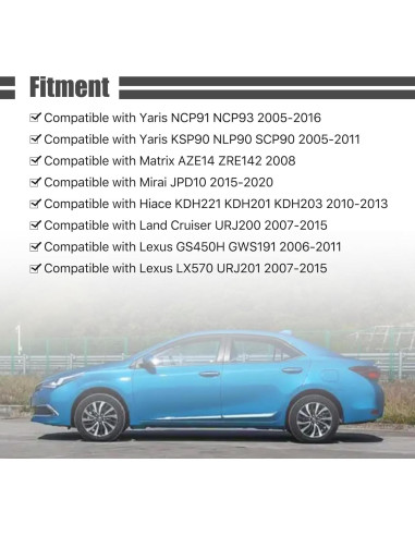 Relé de Integración BABERGOU Compatible con Toyota Prius Corolla Rav4