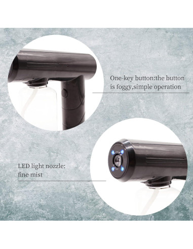 Pistola de Spray Desinfectante Nano 3T GROUP 248 ml Negra