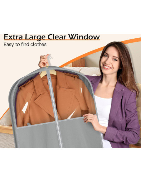 Bolsas de Ropa Plegables MISSLO 65" Impermeables 2 Pcs Bolsas de Ropa Plegables MISSLO 65" Impermeables 2 Pcs