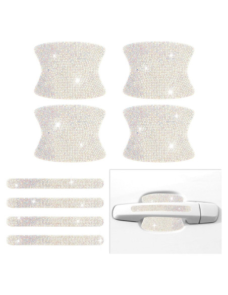 Kit 8 Protectores Manija Puerta Coche Salior Colorido Kit 8 Protectores Manija Puerta Coche Salior Colorido