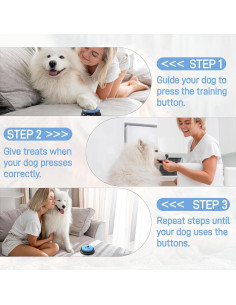 Botones de Comunicación para Perros Fzixvow - Paquete de 6 2