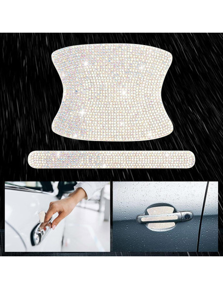 Kit 8 Protectores Manija Puerta Coche Salior Colorido Kit 8 Protectores Manija Puerta Coche Salior Colorido