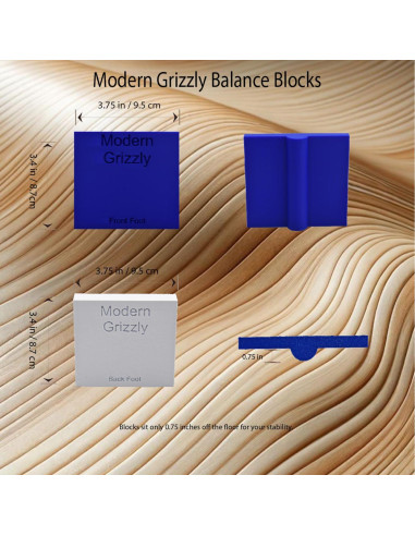 Ejercitador de Tobillo MODERN GRIZZLY Azul y Blanco 0.11kg