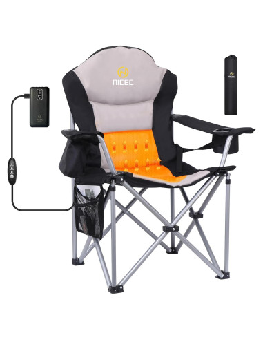 Silla de Camping Calentada Nice C con Banco de Poder 20000mAh