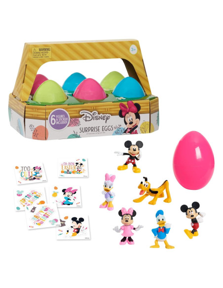 Huevos de Pascua Disney Mickey Mouse 6 Piezas Just Play Huevos de Pascua Disney Mickey Mouse 6 Piezas Just Play