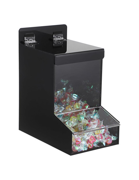 Dispensador Acrílico de Dulces Kokone Negro 25x22x16 cm Dispensador Acrílico de Dulces Kokone Negro 25x22x16 cm