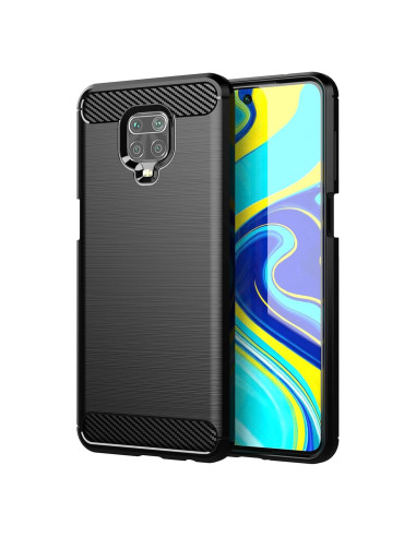 Funda TPU Antideslizante EUAGVQY para Xiaomi Redmi Note 9S - Negro