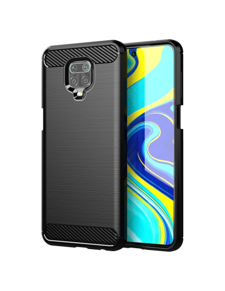 Funda TPU Antideslizante EUAGVQY para Xiaomi Redmi Note 9S - Negro Funda TPU Antideslizante EUAGVQY para Xiaomi Redmi Note 9S - Negro