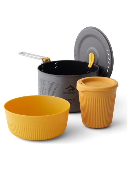 Juego de Cocina Ultraligero Sea to Summit 1.3L Olla, Tazón y Taza Juego de Cocina Ultraligero Sea to Summit 1.3L Olla, Tazón y Taza