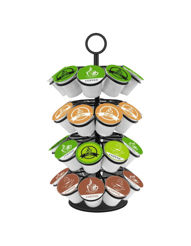 Soporte para cápsulas de café KIMIUP, 36 K-Cups, giratorio 360