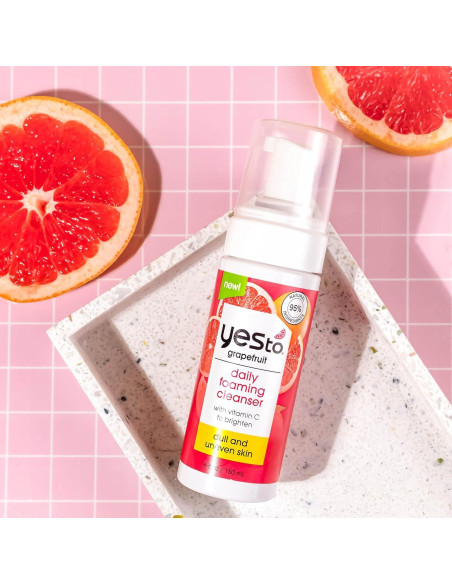 Limpiador Facial Espumoso Sí A Pomelo 148 ml - Vegano y Natural Limpiador Facial Espumoso Sí A Pomelo 148 ml - Vegano y Natural