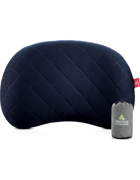 Almohada Inflable para Camping Hikenture Azul Compacta 43.2x26.7cm Almohada Inflable para Camping Hikenture Azul Compacta 43.2x26.7cm