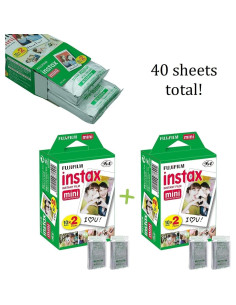 Cámara Instantánea Fujifilm Instax Mini 12 Rosa Flor + 40 Hojas 2