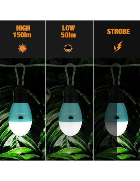 Linterna de Camping Recargable EverBrite 150 Lúmenes Azul Linterna de Camping Recargable EverBrite 150 Lúmenes Azul
