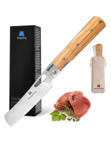 Cuchillo de Chef Plegable ZhengSheng 12.19 cm Acero Inoxidable