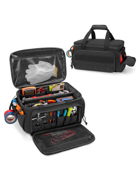 Bolsa de Herramientas Rexmica 36.6x21.6x20.6cm Negra Bolsa de Herramientas Rexmica 36.6x21.6x20.6cm Negra