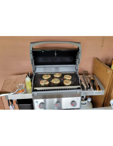 Plancha de Camping Hisencn 14" x 32" para Estufa Camp Chef