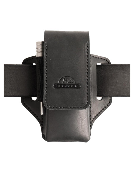 Funda de Multiherramienta de Cuero Topstache para Cinturón - Negro Funda de Multiherramienta de Cuero Topstache para Cinturón - Negro