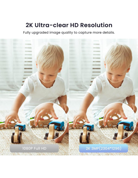 Cámara WiFi 2K Galayou G7 con Visión Nocturna y Audio Cámara WiFi 2K Galayou G7 con Visión Nocturna y Audio