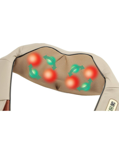 Masajeador Shiatsu FS8801 con Calor para Cuello y Espalda Masajeador Shiatsu FS8801 con Calor para Cuello y Espalda