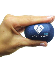 Bola de Estrés Terapéutica HAND THERAPY PRO Azul 5.6 cm 2