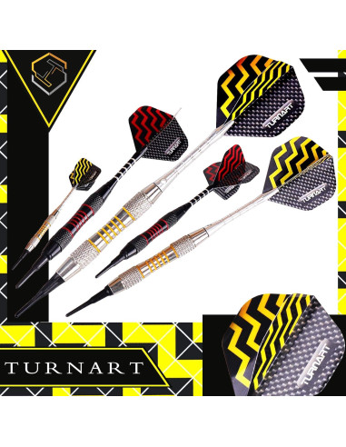 Tablero de Dardos Electrónico Turnart 33 cm Iluminado 48 Juegos