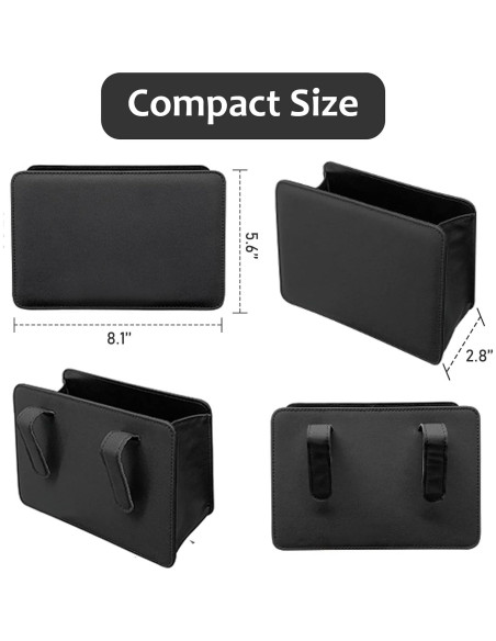 Bote de Basura para Auto Accmor Plegable Mini Negro Bote de Basura para Auto Accmor Plegable Mini Negro