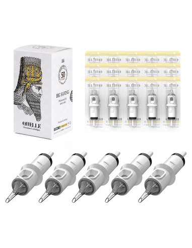 Cartuchos de Agujas de Tatuaje Hawink 1RL 50PCS con Membrana