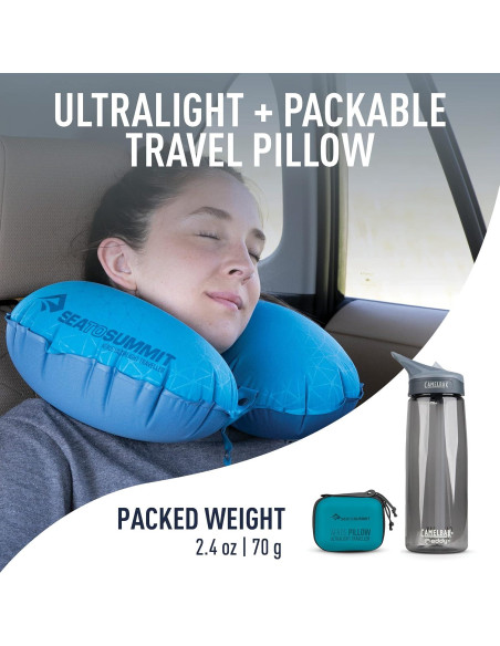 Almohada de Cuello Inflable Sea to Summit Ultralight Aqua Almohada de Cuello Inflable Sea to Summit Ultralight Aqua