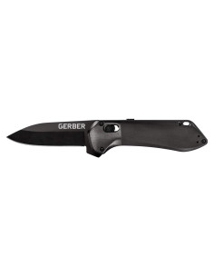 Cuchillo plegable Gerber Highbrow negro 10.2 cm acero inoxidable