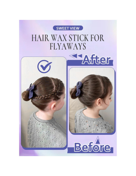 Kit de Cera para Cabello y Cepillo Sweet View - 4 Piezas Kit de Cera para Cabello y Cepillo Sweet View - 4 Piezas