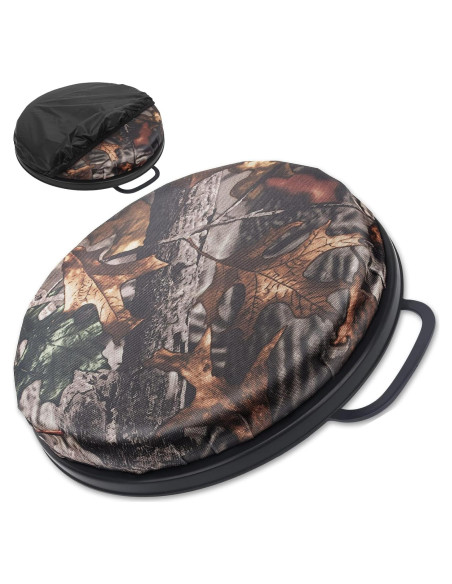 Asiento de Cubo Giratorio WarBull 5 Galones Camo Impermeable Asiento de Cubo Giratorio WarBull 5 Galones Camo Impermeable
