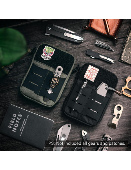 Bolsa Compacta de Cintura TACTICAL GEEK EDC Nylon Negro Bolsa Compacta de Cintura TACTICAL GEEK EDC Nylon Negro