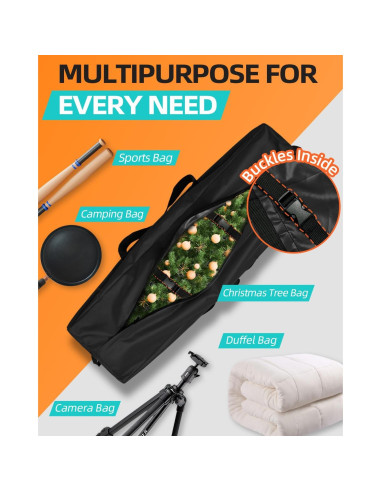 Bolsa de Deporte Duffle AdeaBag 91x33x38 cm Resistente al Agua