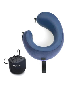 Almohada de Viaje Ergonómica C CUSHION LAB Azul Atlántico