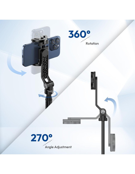 Trípode Magnético ULANZI TT88 para Teléfono 145 cm Negro Trípode Magnético ULANZI TT88 para Teléfono 145 cm Negro