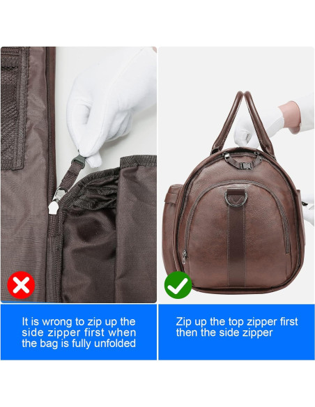 Bolsa de Ropa Duffle Modoker 45L Impermeable Marrón Bolsa de Ropa Duffle Modoker 45L Impermeable Marrón