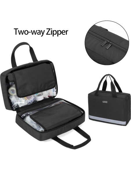 Bolsa de Primeros Auxilios Trunab Negra 29x10.9x20.1 cm Bolsa de Primeros Auxilios Trunab Negra 29x10.9x20.1 cm